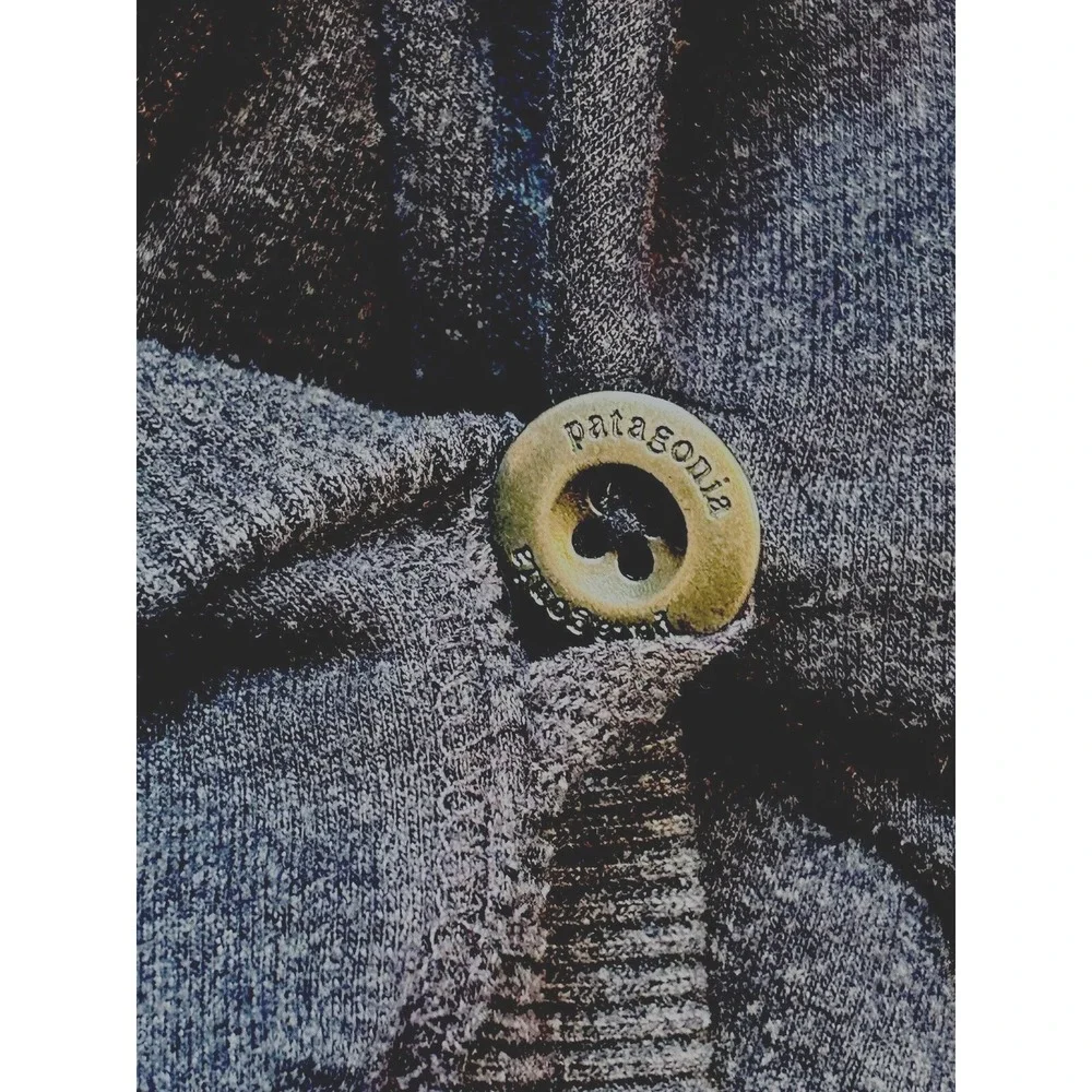 Patagonia Women's - Size SMALL -  'At Sea Wrap' Sweater Cardigan - Grayish/Blue